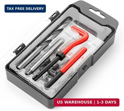 M10 x 1.25 mm Thread Repair Kit with HSS Drill Bit and Inserts | installation an