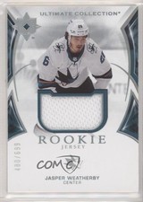 2021 Upper Deck Ultimate Collection Rookies Jersey 480/699 Jasper Weatherby 1t5l