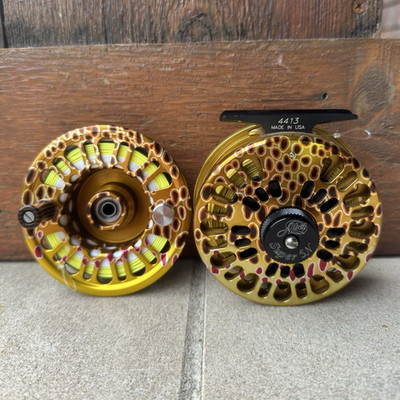 Abel Super 5N Brown Trout w/ Matching Spare Spool