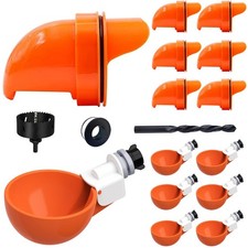 Chicken Feeder No Waste Automatic Poultry Feeder Ports, DIY Chicken Feeder an...