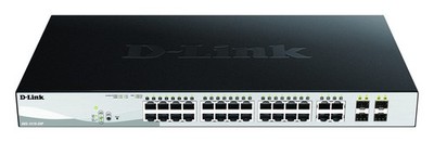 D-Link DGS-1210-28P, 28-Port Smart Managed PoE Gigabit Switch (24 x 10/100/1000 