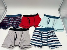 Hanes Boys Boxer Briefs 5-Pack Comfort Flex 100 Cotton