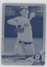 2018 Bowman Chrome Prospects Printing Plate Cyan 1/1 Bryan Mata #BCP2 13iq