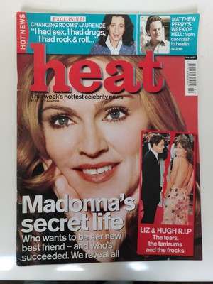 Heat Magazine Madonna's Secret Life  #68 Matthew Perry Hugh Grant Liz Hurley 