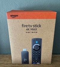 Amazon Fire TV Stick 4K Max Media Streamer Alexa Voice Remote 2nd Gen, Wifi 6E