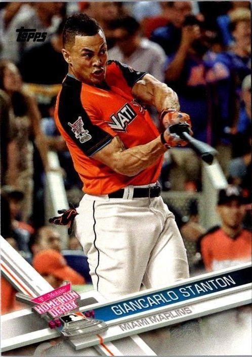 2017 Topps Update #US65 Giancarlo Stanton Gold #/2017
