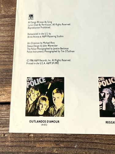 The Police – Every Breath You Take: The Singles LP RCA Club SP-03902-3 1983 - Picture 15 of 20