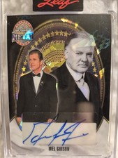 MEL GIBSON 1/1 RARE AUTO CARD!!🔥🎬⭐️🏆 2026 LEAF METAL PRESIDENT'S DAY!🎬⭐️🏆