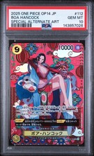 Special Alt Art Boa Hancock One Piece 2025 OP14 SP Japanese 112 PSA 10
