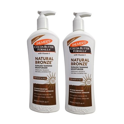 Palmers Cocoa Butter Natural Bronze Gradual Tanning Lotion 400ml 2er Pack