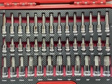 Mac Tools 40pc 38 12 Drive Sae Metric Hex Bit Set Ud6036214