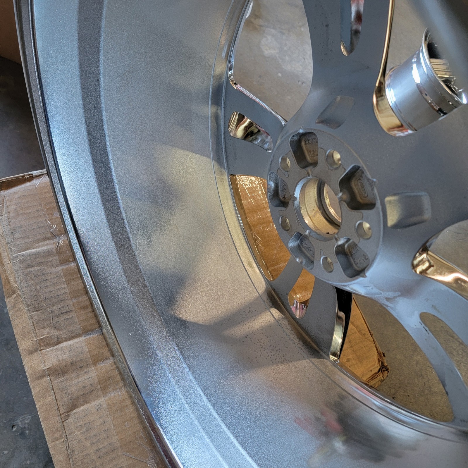 1-CHROME Bentley Speed 21 Wheels OEM Continental Flying Spur 3W0601025FC