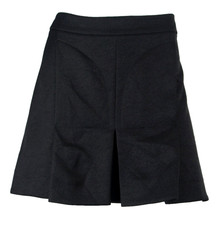 MARNI Black Cotton-Blend Twill Woven Pleated Mini Skirt 40