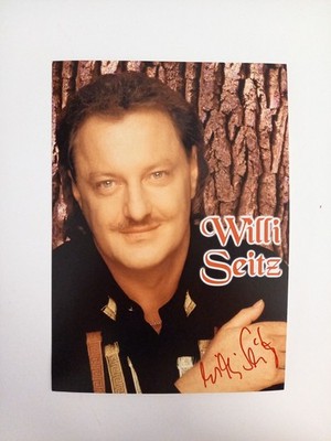 Willi Seitz -  - original Autogramm - ca. 15x10cm - Autogrammkarte