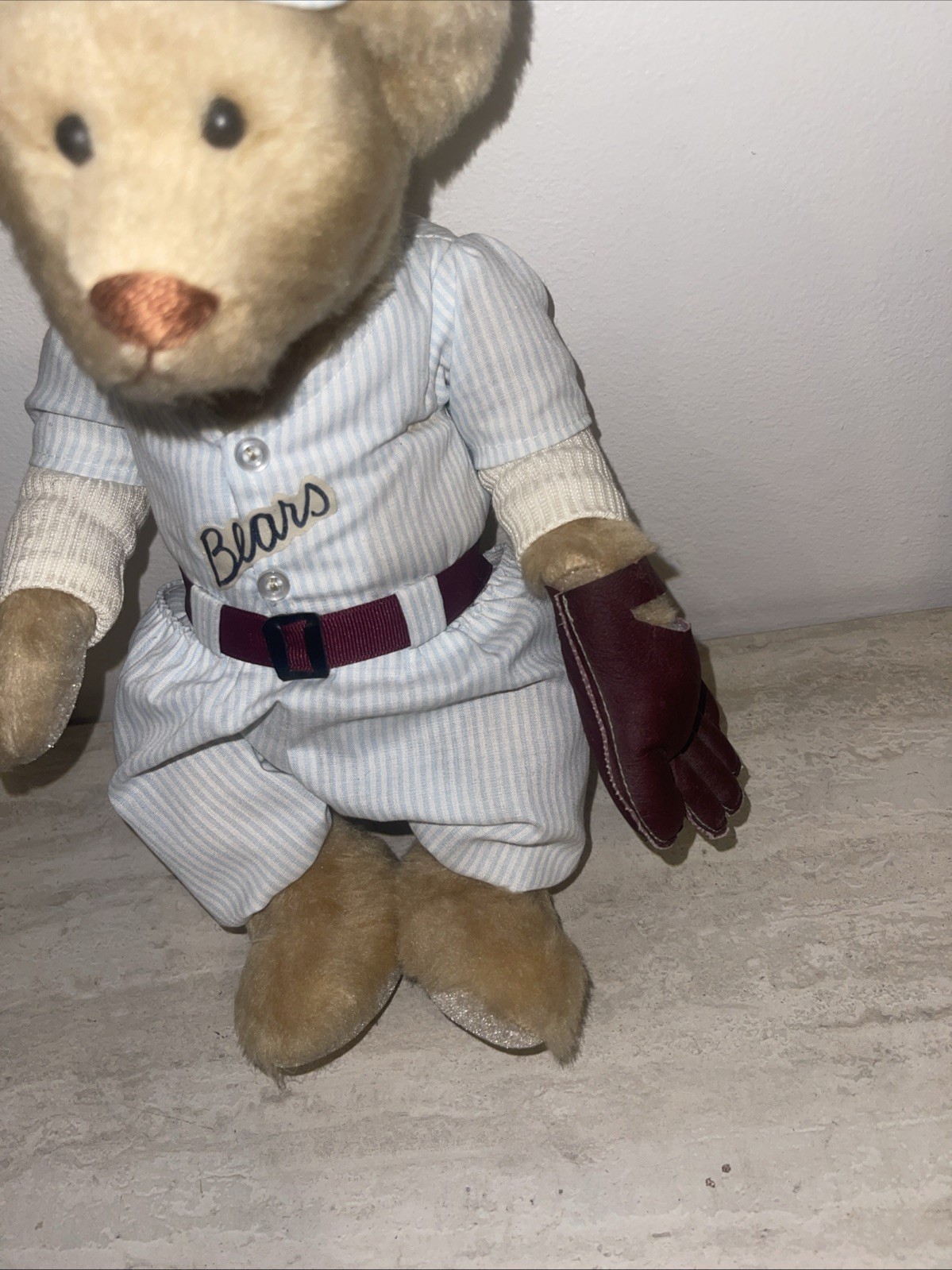 Bearly There Inc. BEARS MOVIE  Baseball Bear Jointed Mohair RARE!