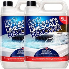 Cleenly Hot Tub Spa Whirlpool Descaler Stop Limescale Prevention Inhibitor 10L