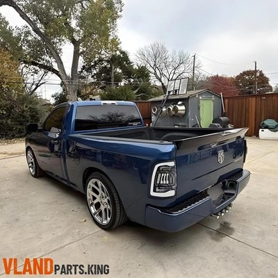 Clear LED Tail Lights For 2009-2018 Dodge RAM 4th Gen 1500 2500 3500 W/Animation