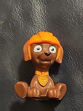 Nickelodeon Paw Patrol Zuma 1.5" PVC Dog Toy Figure- Loose- WEAR