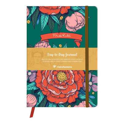 Clairefontaine 4x Journal 19x25 cm, 96 Bl, dot, Lesezeichen, sortiert 116220C