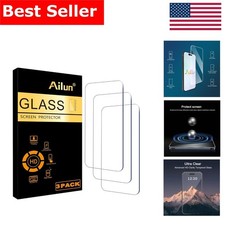 Ailun 3 Pack Screen Protector for iPhone 16 15 15 Pro 6.1in Tempered Glass HD