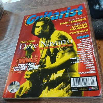 Dave Navarro Guitarist Magazine (Jane's Addiction Red hot chilli Peppers Rock)