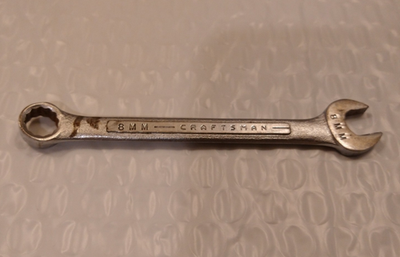 #ad CRAFTSMAN TOOLS USA V 8MM. COMBINATION WRENCH 4.1quot; LONG 12 POINT. $7.39