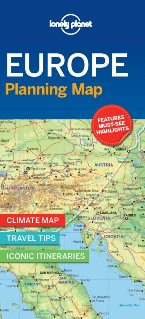Lonely Planet Europe Planning Map by Lonely Planet (Sheet map, folded)