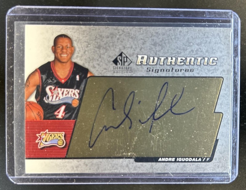 2004-05 SP Signature Edition Andre Iguodala Authentic Signatures Auto RC #AS-AI