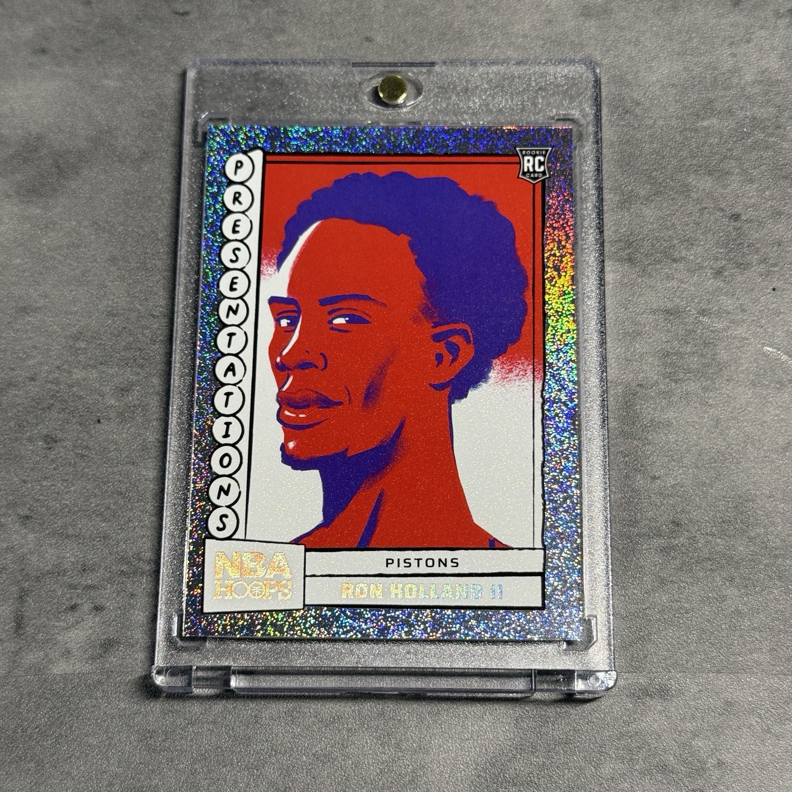 Ron Holland II 2024-25 Panini Hoops RC Rookie Presentations SSP Case Hit #15