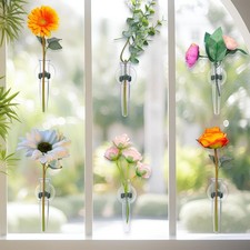 10 Pcs Window Propagation Stations Plant Propagation Tubes with Suction Cups ...