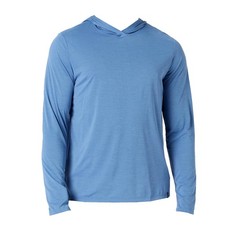 Patagonia Men Capilene Cool Daily Hoody L/S T-shirt Shore Blue/Light Shore X-Dye