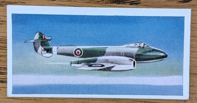 1960 Lyons Tea Card Wings Of Speed #13 Gloster Meteor Mark IV
