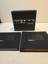JOHNNY CASH - CASH UNEARTHED  5CD BOX SET 104 PAGE BOOK AMERICAN RECORDINGS 2003