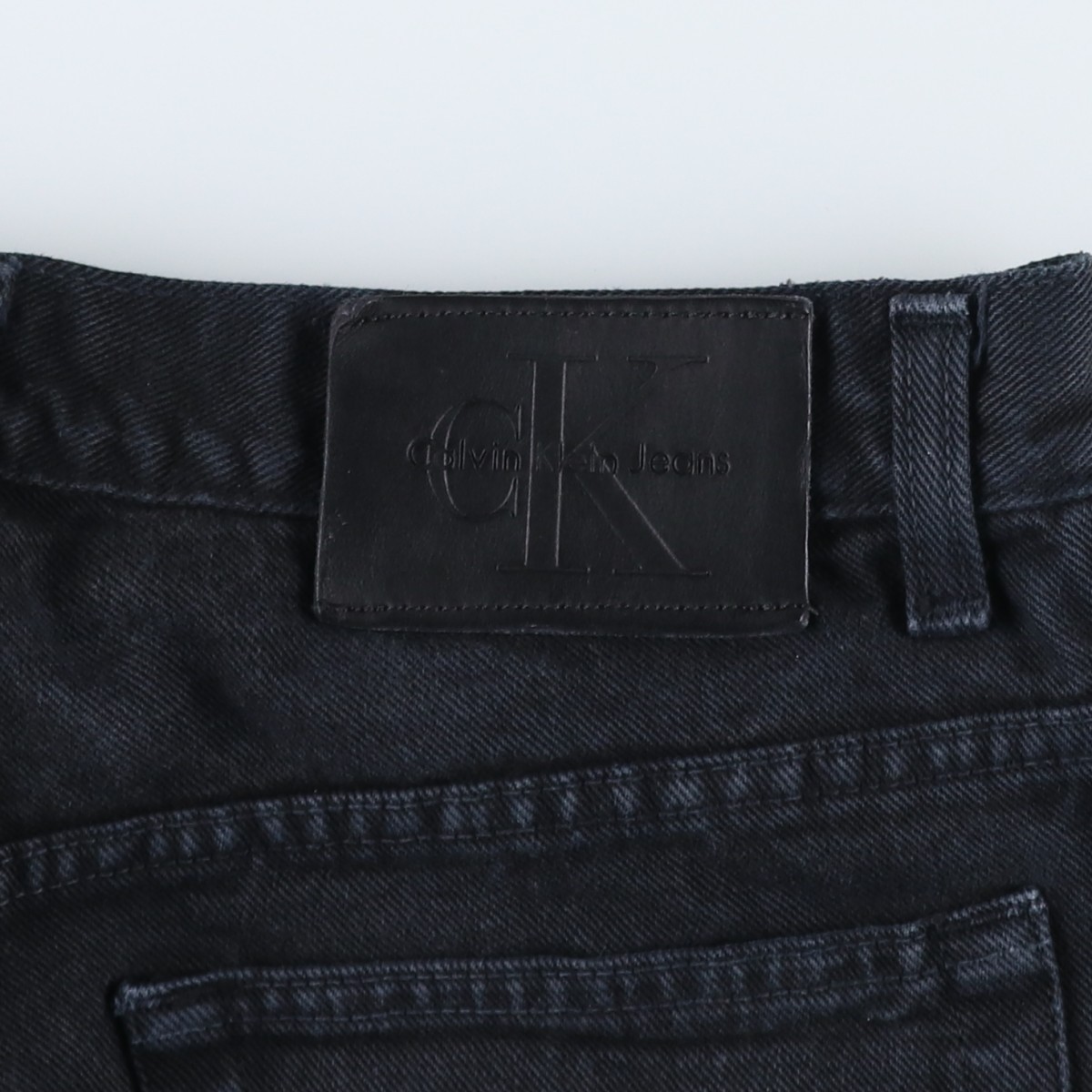 Vintage 90'S-00'S Calvin Klein Jeans Men's Black Straight Denim Pants Size W30 thumbnail 3