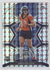 2022 Panini Mosaic Rookies Mosaic Prizm Greg Dulcich #359 1u6