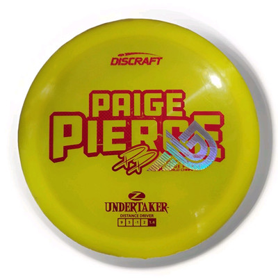 Paige Pierce Discraft Disc Golf First Run Undertaker Foil 173gm Dist Driver Disc