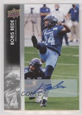 2022 Upper Deck CFL Auto Boris Bede #55 Auto x0m