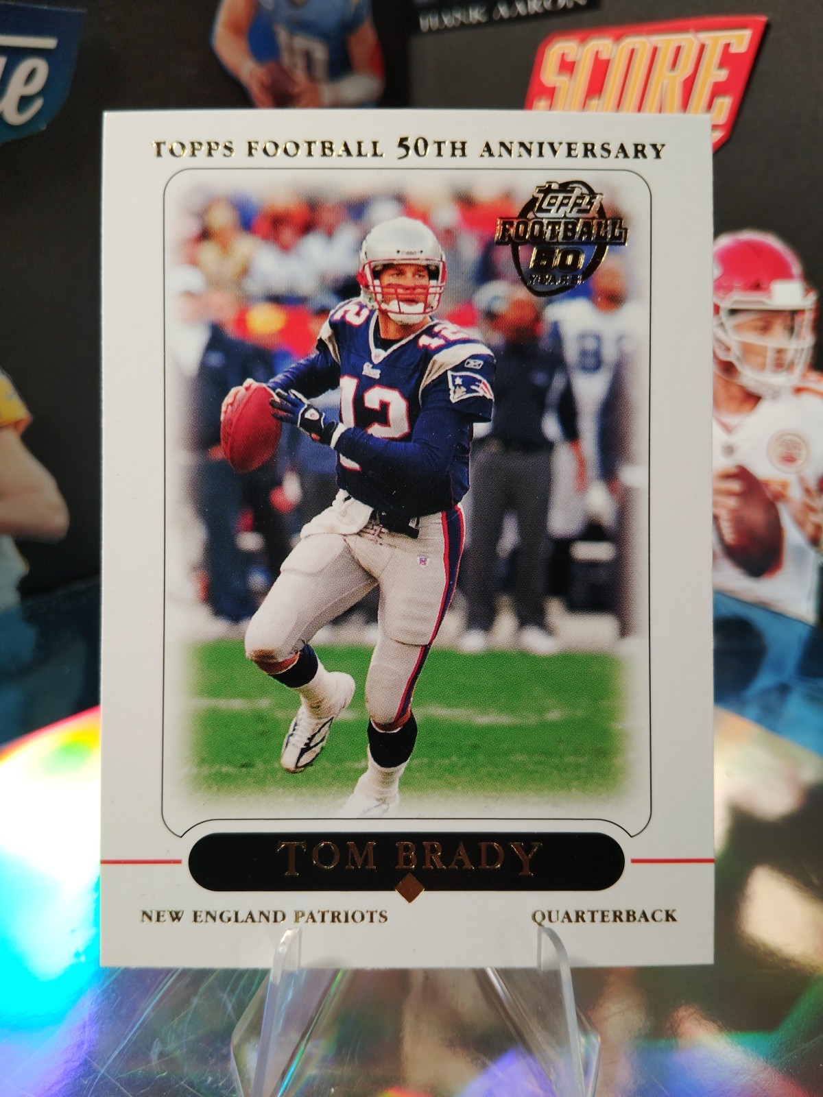 2005 Topps - Tom Brady #10 1st Edition Gold