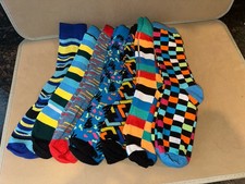  7 ZEKE Funny Dress Socks for Men Funky Crazy Socks Cool Colorful Size 6-12