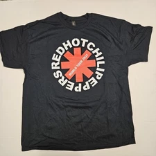 Red Hot Chili Peppers 'Black' 2024 World Tour Tee / Size XL /Gildan Heavy Cotton