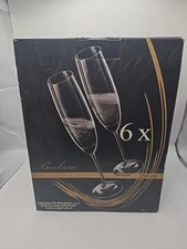 Crystalite Bohemia Barbara Champagne Flute Set Of 6