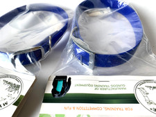 Mystique Hundehalsband Biothane Deluxe Blau ohne Polsterung 19mm45-53cm MYS416-4
