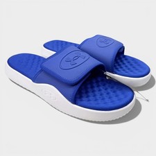 Under Armour UA Ignite Pro 8 SL Mens Slides Sandals Size 11 Blue White Comfort