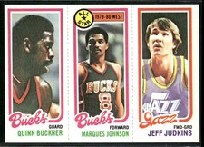 1980-81 Topps Quinn Buckner, Marques Johnson, Jeff Judkins #147-2-68 ~ NM-MT ~