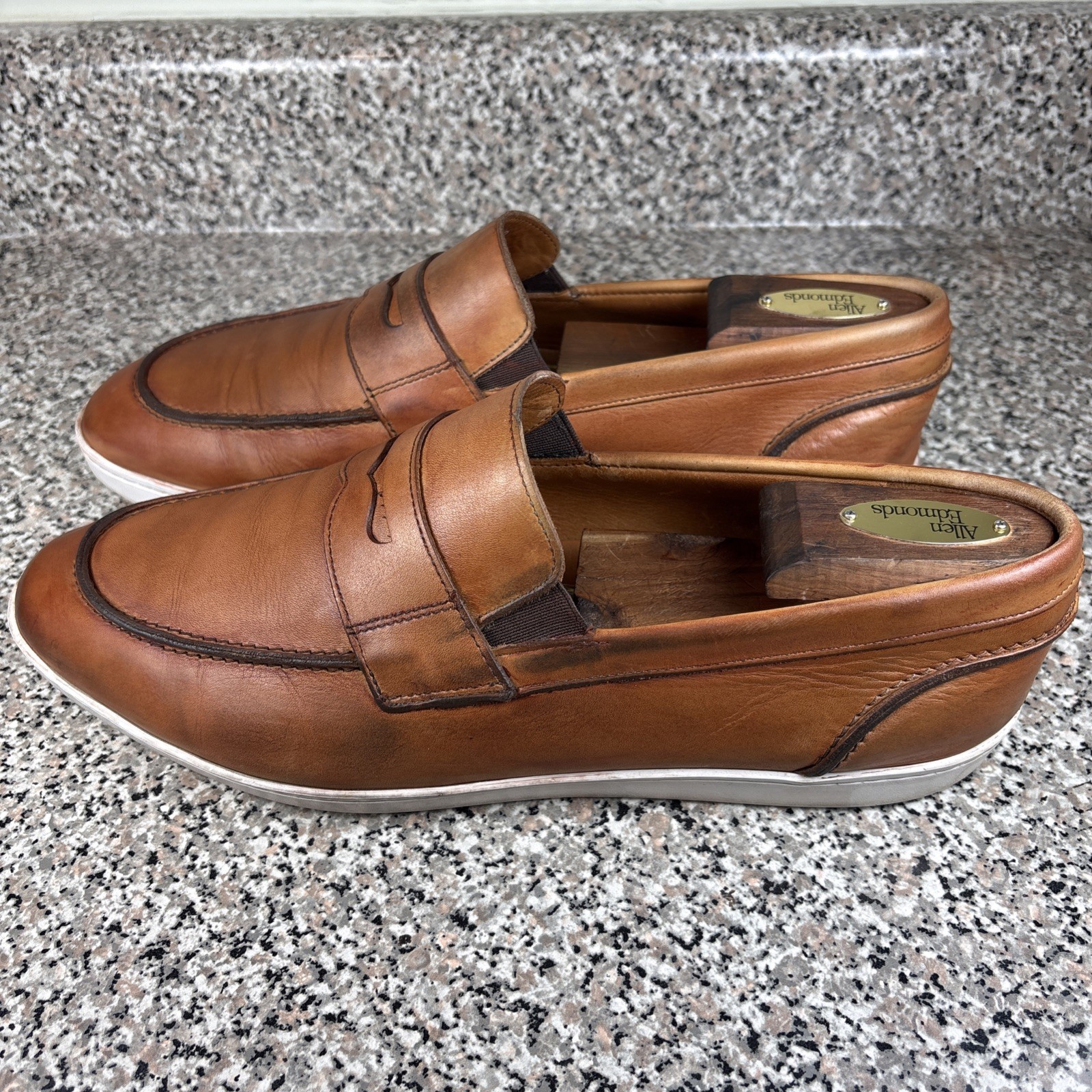 Allen Edmonds Randolph 5380 Chili Leather Penny Loafers Dress Sneakers 10.5EEE