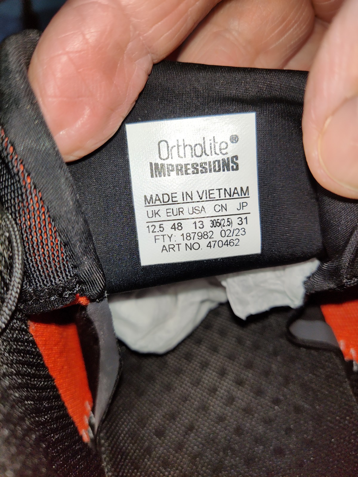 Scarpe da trail sportive da uomo taglia 13 Salomon Sense Ride 5 arancioni come nuove