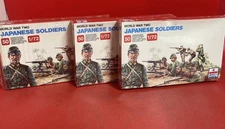 ESCI ERTL #204 - 1/72 WW II Japanese Soldiers Lot