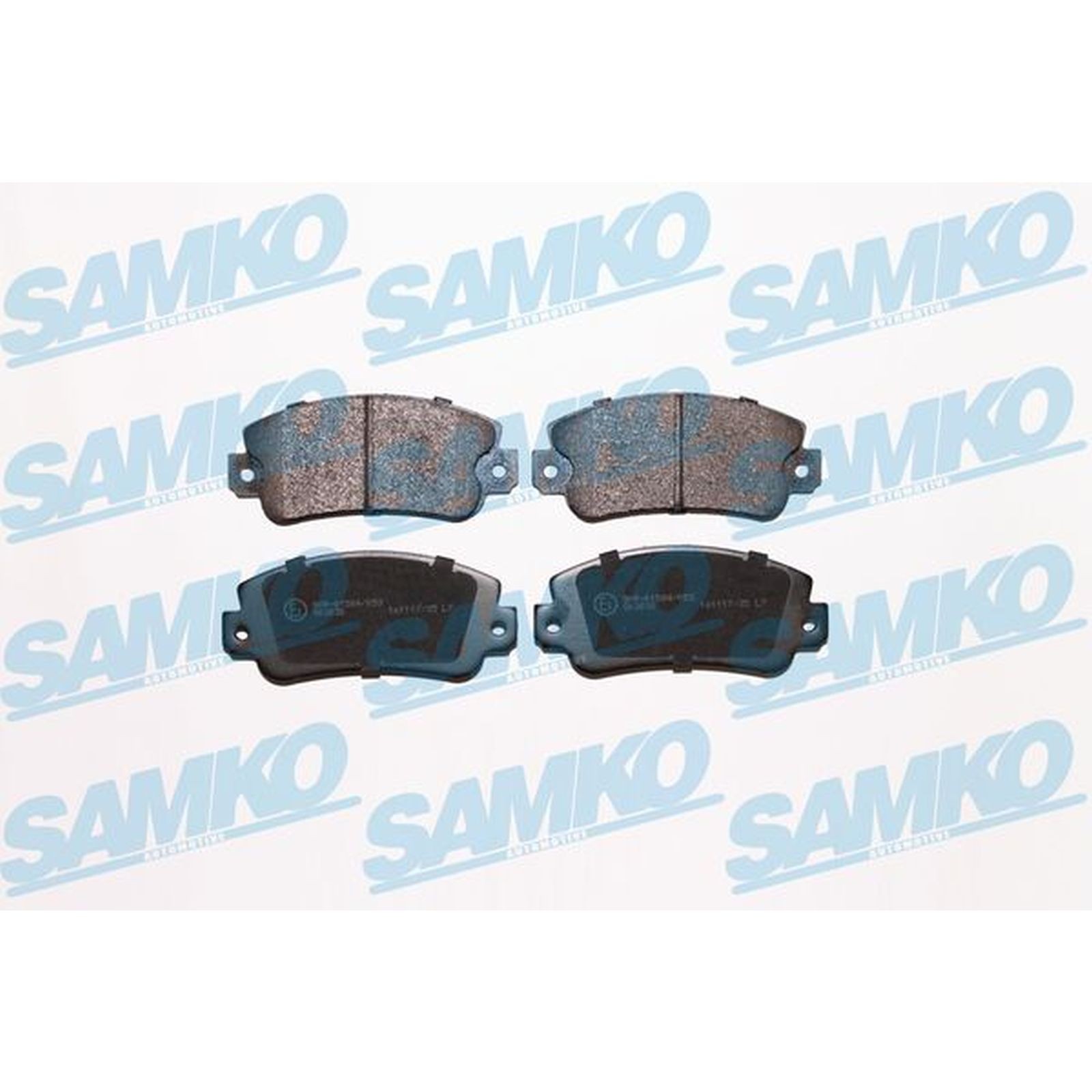 1x ORIGINAL® SAMKO Bremsbelagsatz, Scheibenbremse Vorne für Fiat PANDA UNO