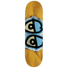 Krooked DBX Eyes Gold 8.38in x 32.25in Skateboard Deck