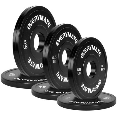 EVERYMATE Black Change Weight Plates - 1.25LB, 2.5LB, 5LB 17.5 LB(1.25+2.5+5) 